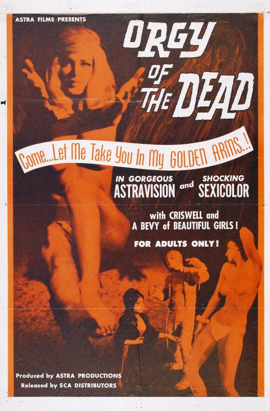 Orgy of the Dead / Оргия мёртвых (Stephen C. Apostolof, Astra Productions) [1965 г., Fantasy, Horror, BDRip, 720p] [rus]