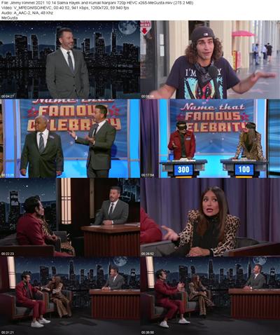 Jimmy Kimmel 2021 10 14 Salma Hayek and Kumail Nanjiani 720p HEVC x265 