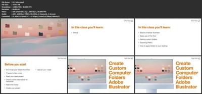 Make Custom Colorful Desktop Folders with Adobe Illustrator for Beginners   Graphic Design Class