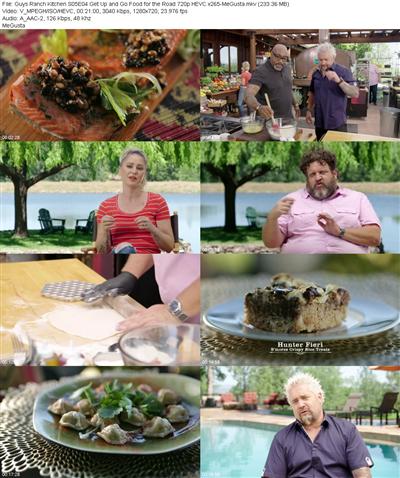 Guys Ranch Kitchen S05E04 Get Up and Go Food for the Road 720p HEVC x265 