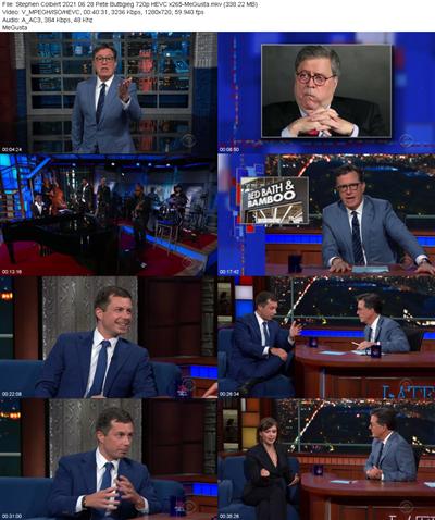 Stephen Colbert 2021 06 28 Pete Buttigieg 720p HEVC x265 