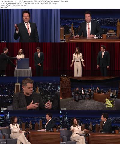 Jimmy Fallon 2021 10 13 Matt Damon 1080p HEVC x265 