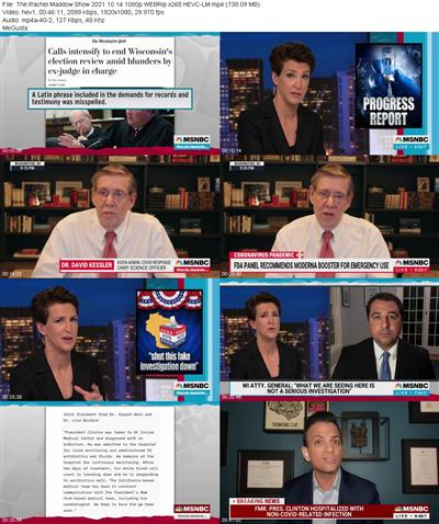 The Rachel Maddow Show 2021 10 14 1080p WEBRip x265 HEVC LM