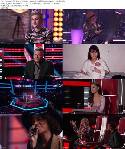 The Voice S21E08 iNTERNAL 1080p HEVC x265 