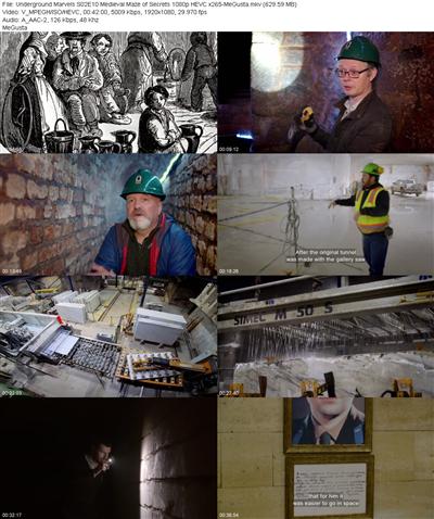 Underground Marvels S02E10 Medieval Maze of Secrets 1080p HEVC x265 