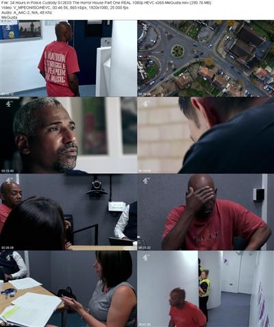 24 Hours in Police Custody S12E03 The Horror House Part One REAL 1080p HEVC x265 