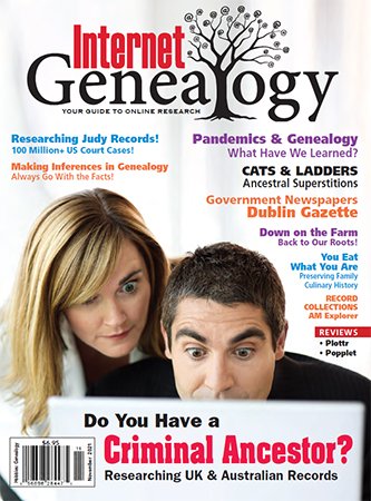 Internet Genealogy   October/November 2021