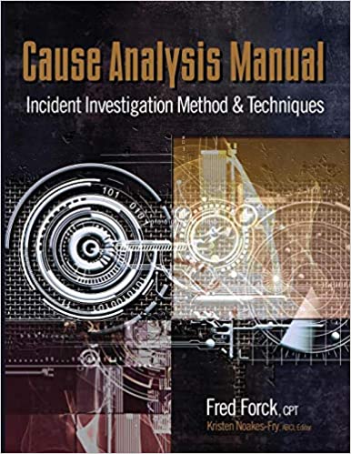Cause Analysis Manual: Incident Investigation Method & Techniques