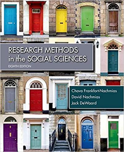 Research Methods in the Social Sciences, 8th Edition