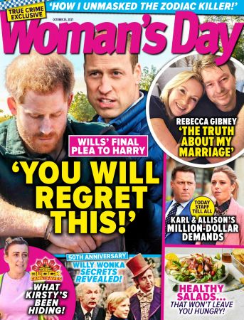 Woman's Day Australia   October 25, 2021