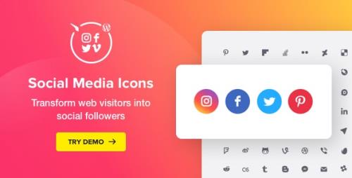 CodeCanyon - Social Media Icons WordPress v1.7.1 - Social Icons Plugin - 20612375 CodeCanyon - Social Media Icons WordPress v1.7.1 - Social Icons Plugin - 20612375
