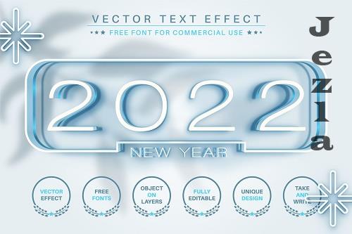2022 Years - Editable Text Effect - 6586886