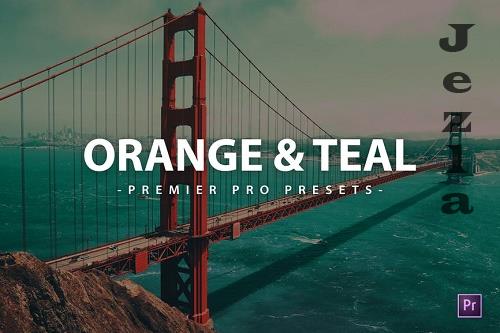 Orange & Teal Premier Pro Video Presets - QEKKR72