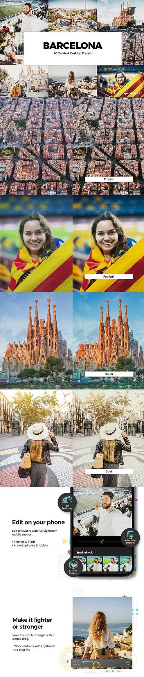 20 Barcelona Lightroom Presets & LUTs - 6224184 - 32609829
