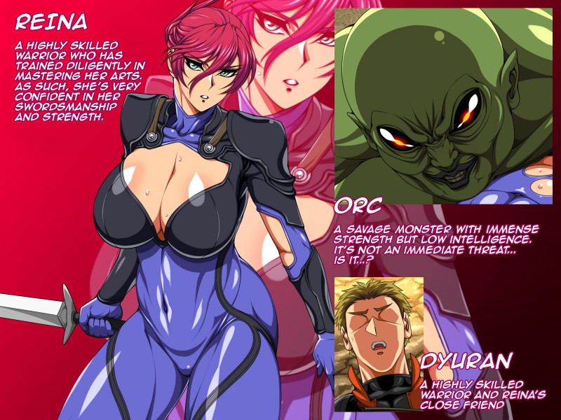 [Ginyoku Screw] Onna Senshi Haiboku | Fall Of The Female Warrior Hentai Comic