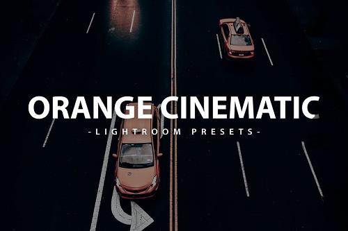 Cinematic Orange Lightroom Presets Pack - 5DCPF7K