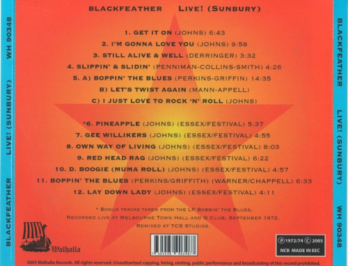 Blackfeather - Live! (Sunbury) (1974) (2005) Lossless