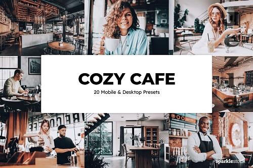 20 Cozy Cafe Lightroom Presets LUTs - 6573818