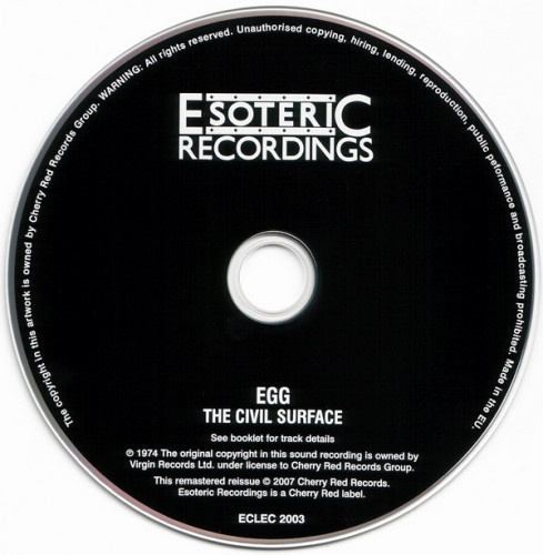 Egg - The Civil Surface (1974) (2007) Lossless