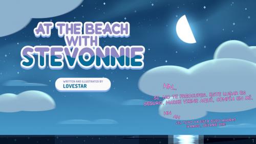 LoveStar - At the Beach With Stevonnie Porn Comic