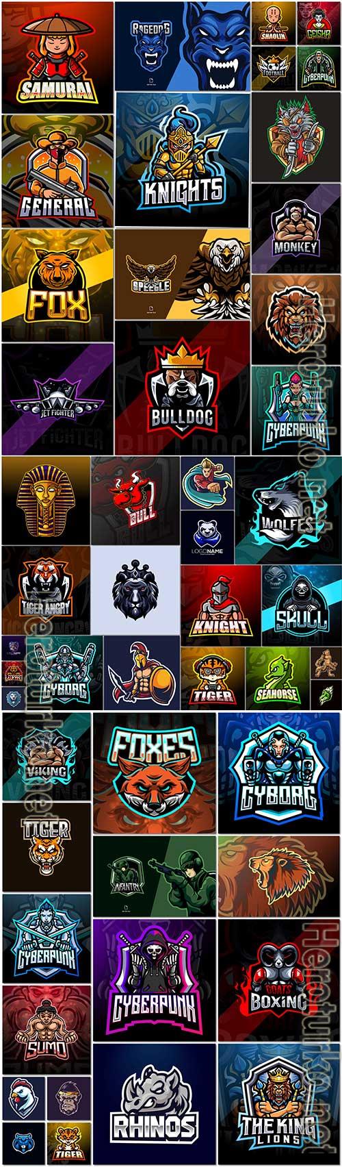 Bundle mascot logo vector design vol 7 Bundle mascot logo vector design vol 7