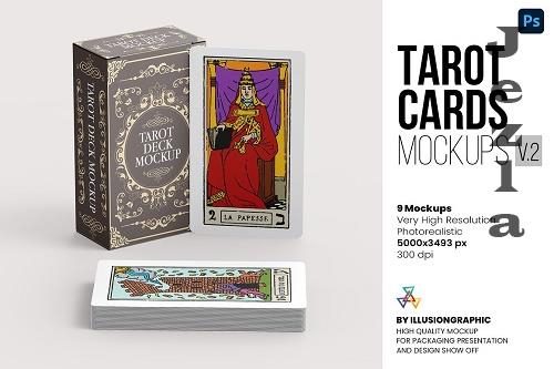 Tarot Cards Mockups v.2 - 9 views - 6367436