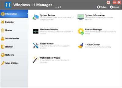 Yamicsoft Windows 11 Manager 1.0.1 (x64) DC 22.10.2021 Multilingual