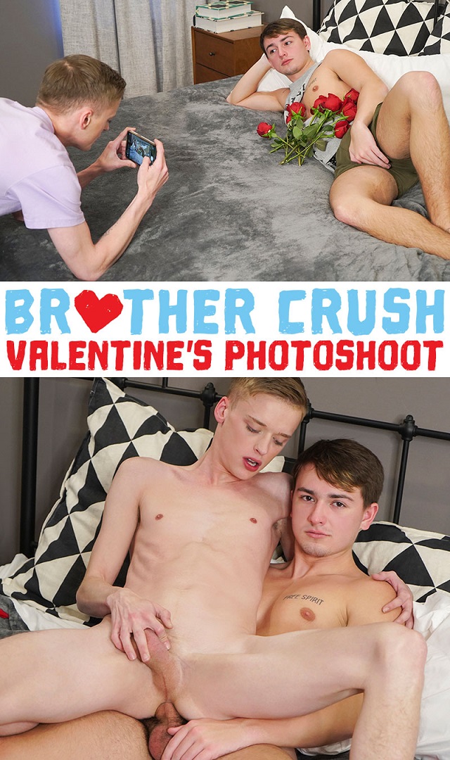 [BrotherCrush.com / SayUncle.com] Valentine's Photoshoot (Blake Dyson and Masyn Thorne) [2021 г., Blowjob, Anal Sex, Bareback, Fingering, Masturbation, Cumshots, Twinks, SiteRip]