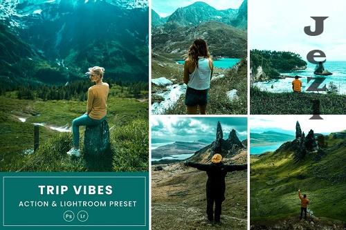 Trip Vibes Action & Lightrom Presets