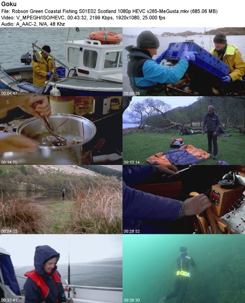 Robson Green Coastal Fishing S01E02 Scotland 1080p HEVC x265-MeGusta