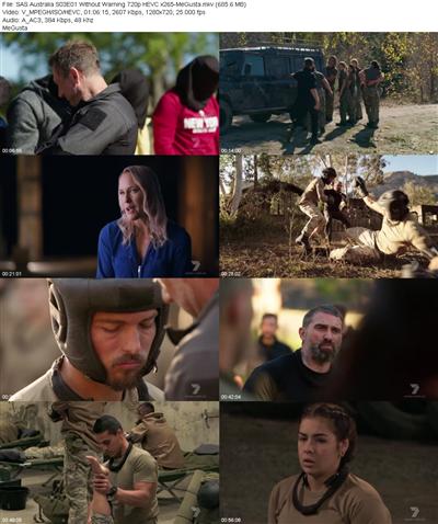 SAS Australia S03E01 Without Warning 720p HEVC x265 