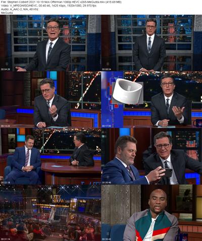 Stephen Colbert 2021 10 19 Nick Offerman 1080p HEVC x265 