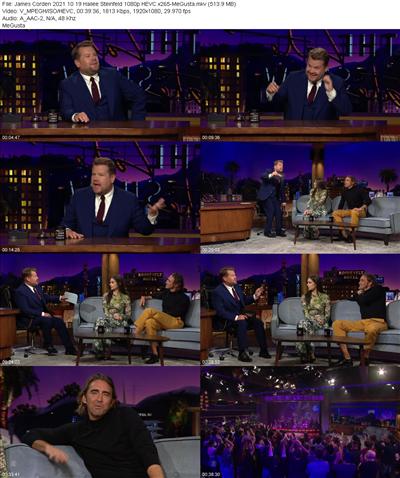 James Corden 2021 10 19 Hailee Steinfeld 1080p HEVC x265 