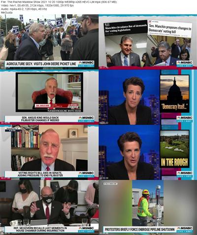 The Rachel Maddow Show 2021 10 20 1080p WEBRip x265 HEVC LM