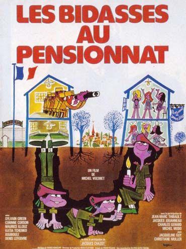 Les bidasses au pensionnat / Подземный вход в женский пансион (Michel Vocoret, Alpes Cinema, Silenes Distribution) [1978 г., Comedy, Erotic, VHSRip] [rus]