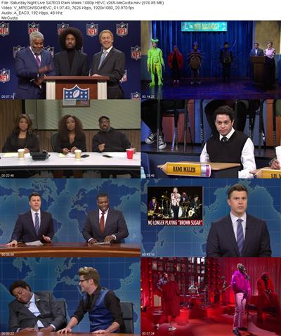 Saturday Night Live S47E03 Rami Malek 1080p HEVC x265 