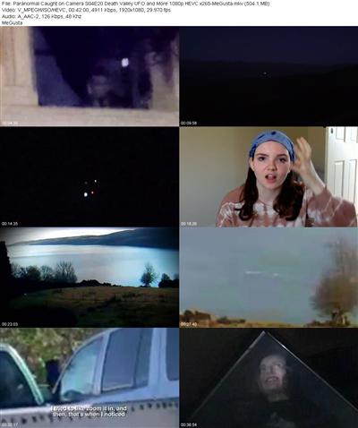 Paranormal Caught on Camera S04E20 Death Valley UFO and More 1080p HEVC x265 