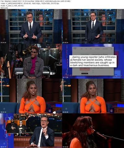 Stephen Colbert 2021 10 20 Issa Rae 1080p HEVC x265 