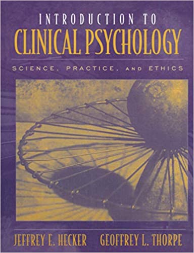 Introduction to Clinical Psychology