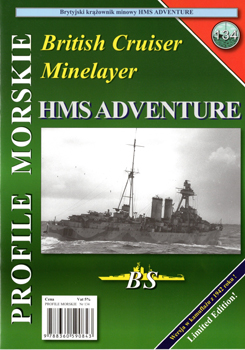British Cruiser Minelayer HMS Adventure (Profile Morskie 134)