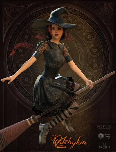 WITCHYKIN OUTFIT FOR GENESIS 8 FEMALE(S)