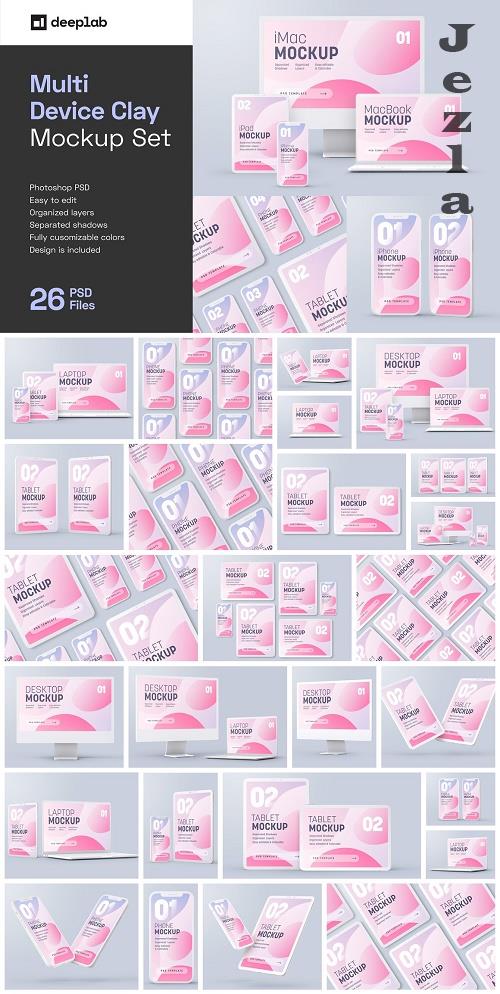 Multi Device Clay Mockup Set - 6300607