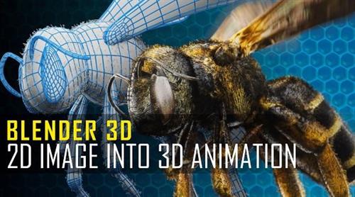 Skillshare - 2D Photo Into 3D Animation - Blender 3.0