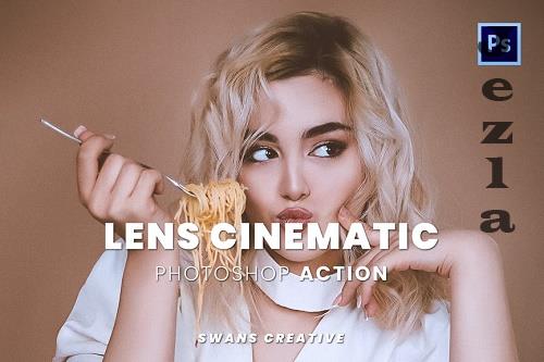 Lens Cinematic Photoshop Action
