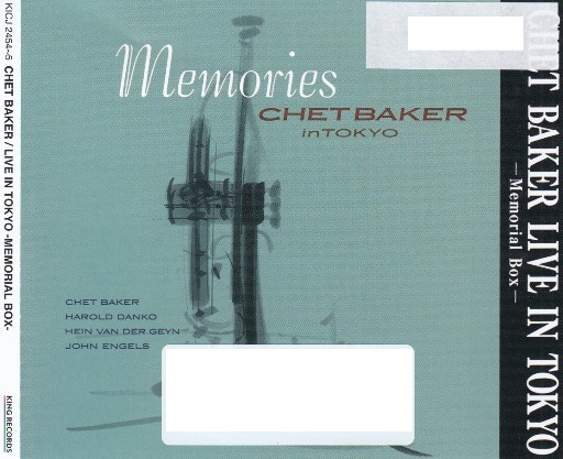 Chet Baker - Live in Tokyo (Memorial Box) (1987) [CD FLAC]