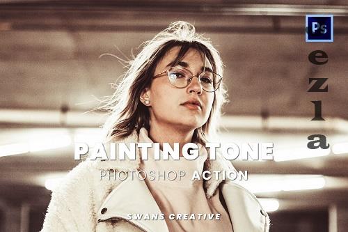 Painting Tone Photoshop Action Painting Tone Photoshop Action