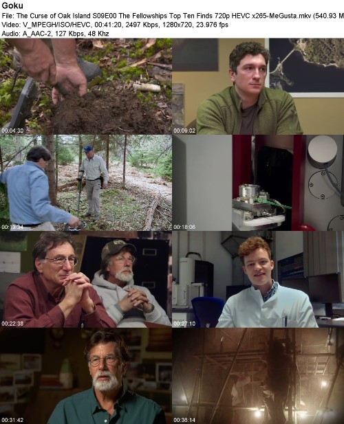 The Curse of Oak Island S09E00 The Fellowships Top Ten Finds 720p HEVC x265-MeGusta