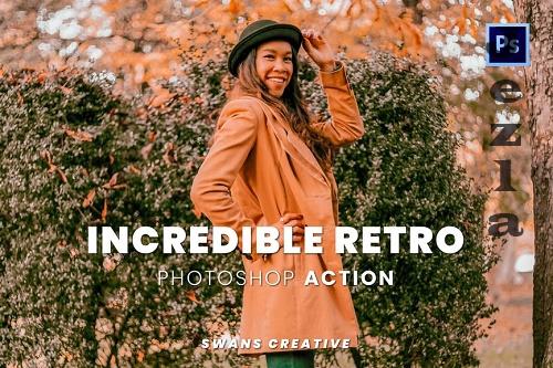 Incredible Retro Photoshop Action