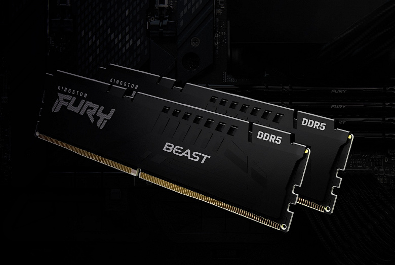 Представлены модули памяти Kingston Fury Beast DDR5