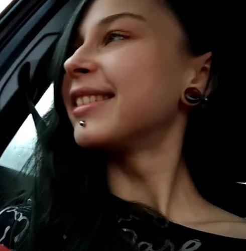  Laruna Mave - Horny Cocksucker gives Blowjob in Car while Driving